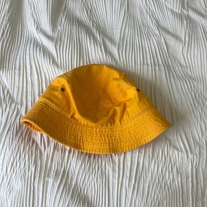 yellow bucket hat